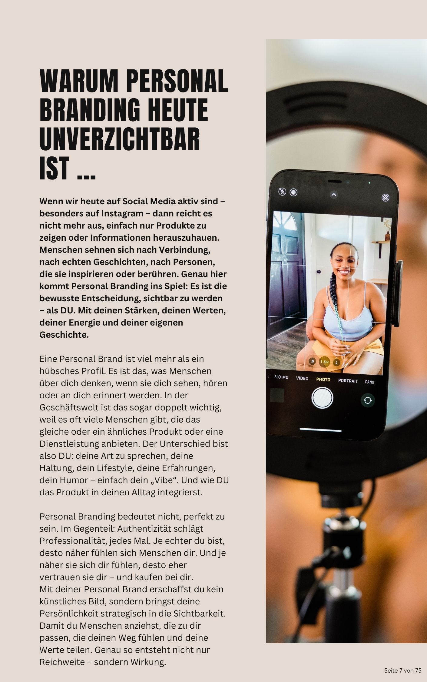 How to become a Personal Brand – Workbook für Instagram & Verkauf mit Persönlichkeit – Bild 3